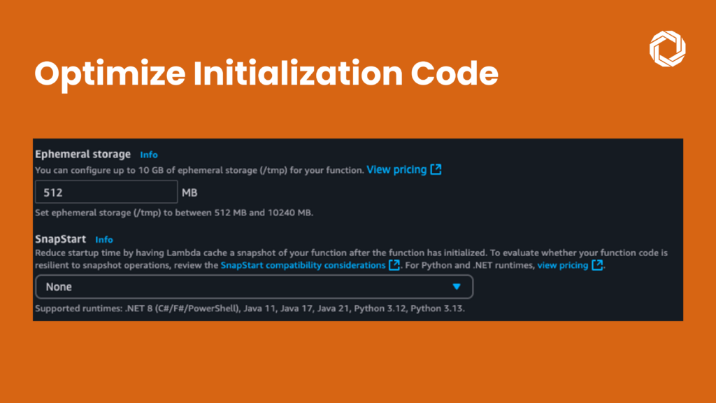 5. Optimize Initialization Code