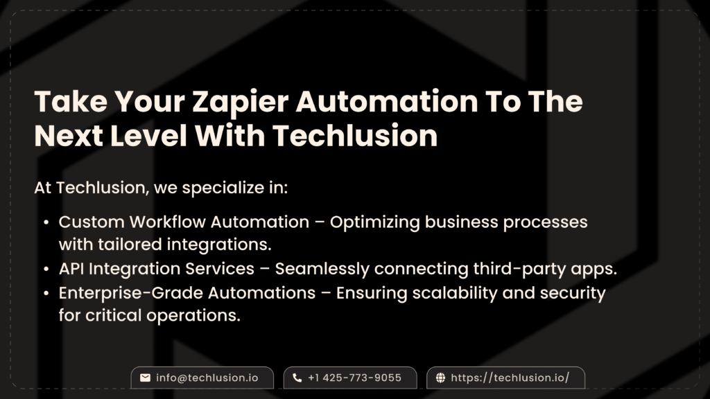 Partner with Techlusion for Smart Automation