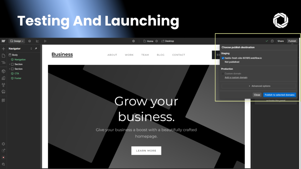 Testing and Launching Your Web Application