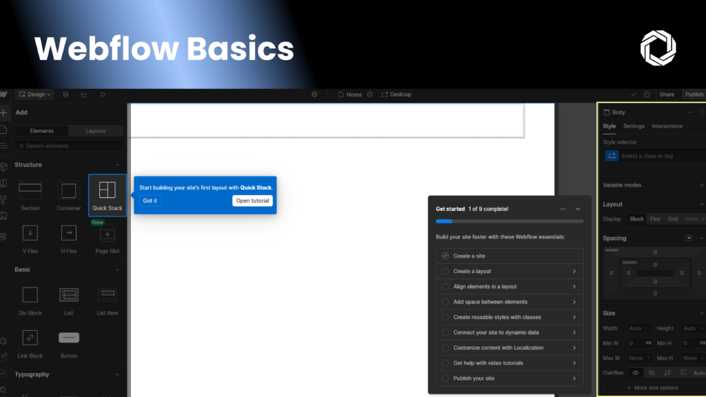 Understanding Webflow Basics