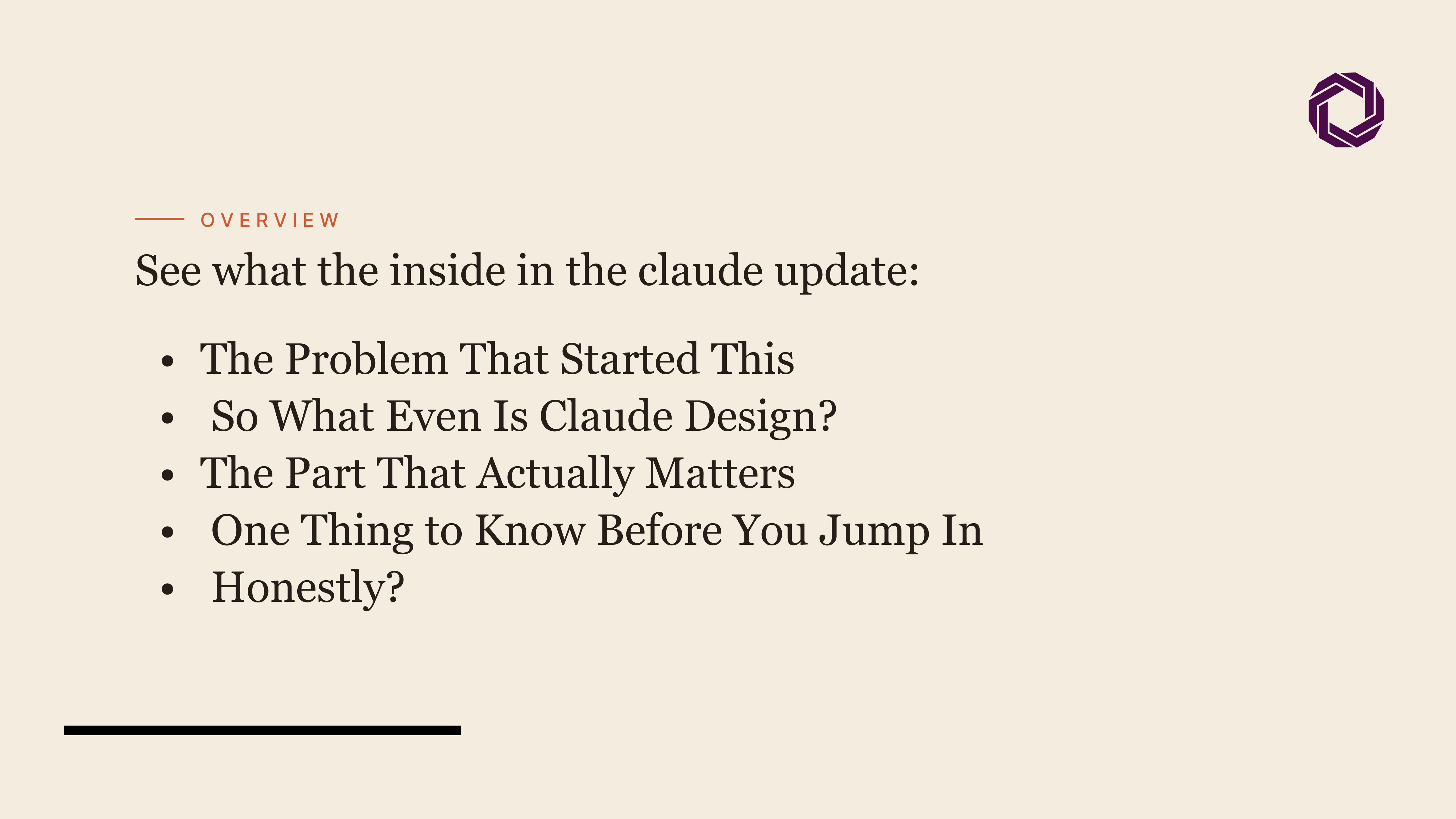 Claude Design tool overview