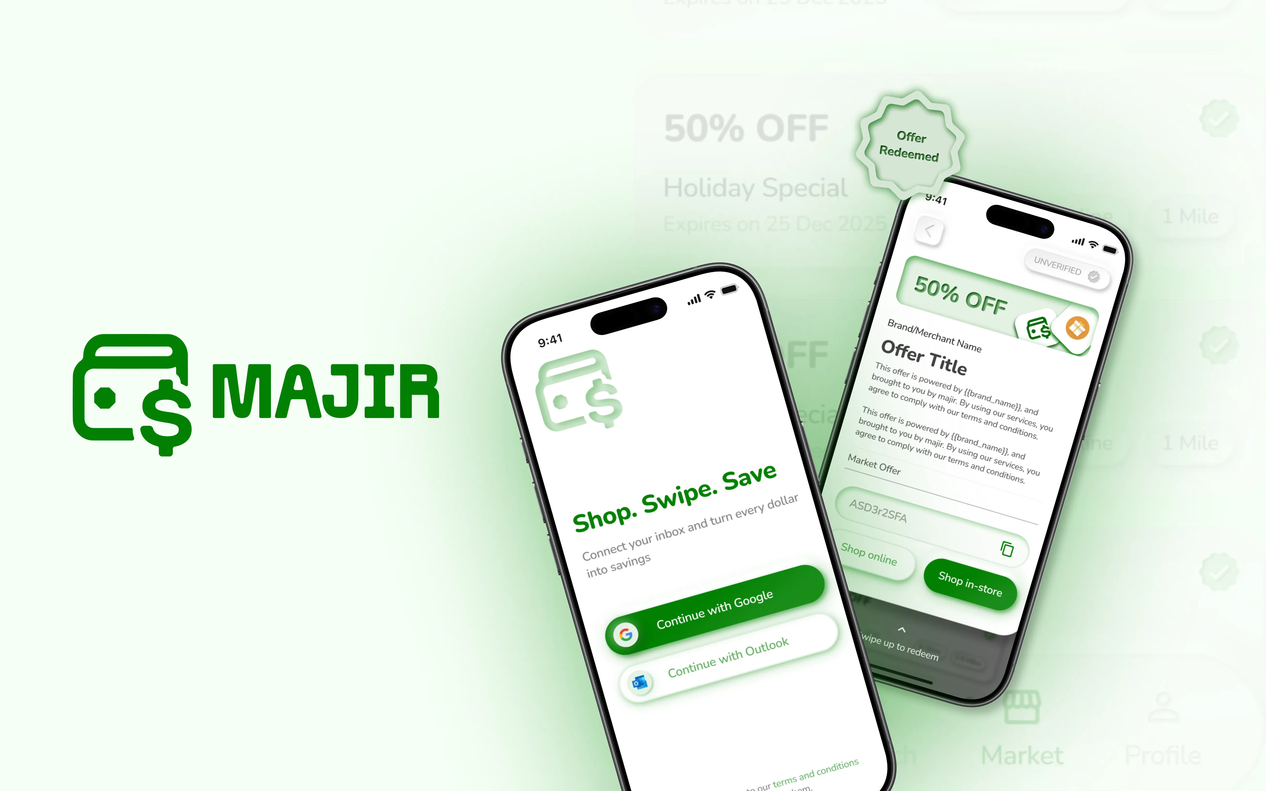 Majir — the Cross-Platform Loyalty Wallet that Turns Email into Savings, preview